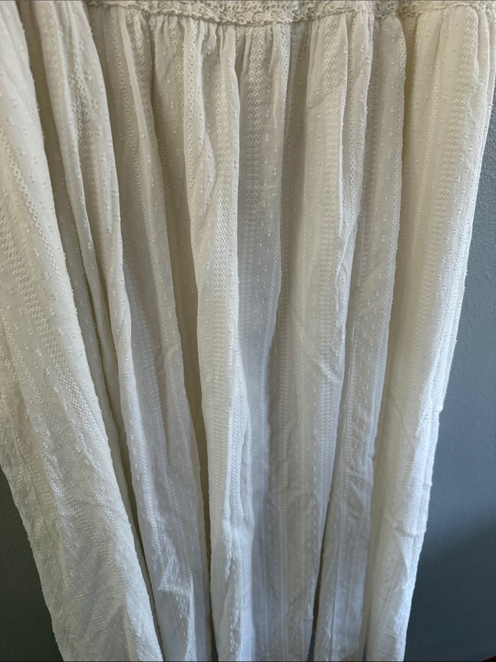 torrid Cream Lace-Trim Maxi Dress - Picture 3 of 6